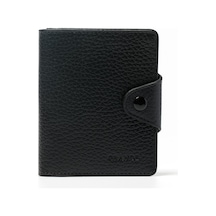Siyah Cüzdan & Kartlık Unisex 866 Grande Deri Cüzdan Kartlık