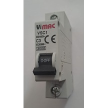 Vimac 3 Amper 3000ka C3 Otomat Sigorta