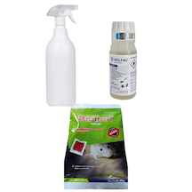 Solfac Ec25 100ml Haşere Böcek Sinek İlacı 1lt Fısfıs / Bonirat Fare Sıçan Pastası 10x10 100gr