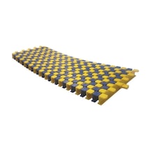 20 Cm Kare Model Renkli Havuz Taşma Izgarası Tek Geçme Sarı/laciv