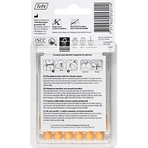 Blister X-soft 0.45 Mm - Turuncu Diş Arayüz Fırçası 1x 6 Adet Açık Ahşap
