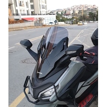 Motocam Honda Forza 250 Ön Cam 2021-2026 Model 47cm Füme Renkli 4mm Uzun
