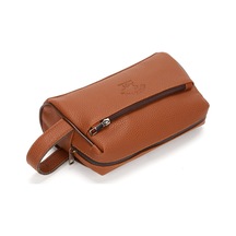 Newish Polo Erkek Vegan Deri Siyah Portföy Clutch Traş Kozmetik Bakım Ve Günlük El Çantası New381 Metalik
