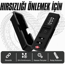 Yüksek Kaliteli Güvenli Siyah Non Tsa Valiz Şifresi Altın