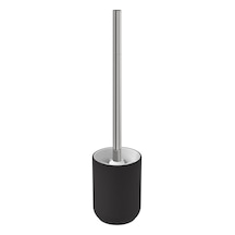Modern Gri Tuvalet Fırçası 38 Cm - Şık Banyo Aksesuarı Gri Gri