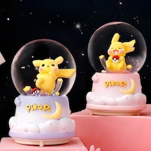 Pokemon Üflemeli Işıklı Müzikli Kar Küresi Orta Boy
