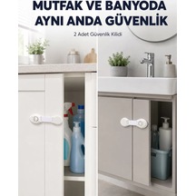 Hepsi 2'li Dolap Ve Çekmece Güvenlik Kilidi Seti Najmaddin Diğer