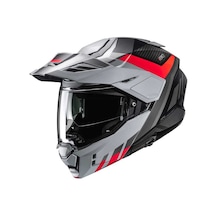 Hjc İ80 Imes Mc7sf Çene Açılır Kask Kırmızı Siyah Gri