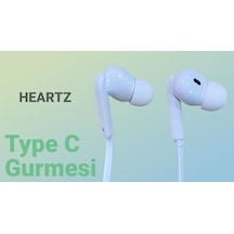 Kalın Silikon Kablolu Type C Kulaklık Tüm Typec Çıkışlı Cihazlara Uyumlu Tak Çalıştır Tak Kullan Bluetooth Gerekmez Mükemel Ses Bass Tiz Mikrofon Aaa Kalite Tc21 Beyaz