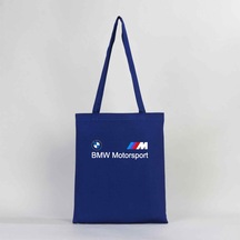 Bmw Logo M Power Motorsport Mavi Gabardin Bez Çanta