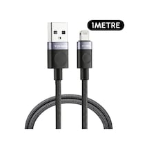 Ven-dens Vd-dcm02 Premium Lightning Örgülü Hızlı Şarj Kablosu - 1 Metre
