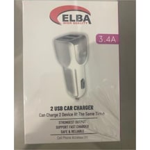 Elb28-ar3p Elba 3.4a 2usb Araç Başlık