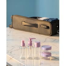 5 Parça Seyahat Şişesi Seti 30 Ml Sızdırmaz Taşınabilir
