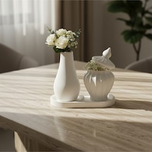 3'lü Elegance Vazo Seti Premium Set