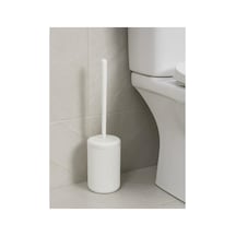 Beyaz-siyah-bej Çizgili Lüks Tuvalet Fırçası Seti 30 Cm Uzunluk / Modern, Şık Ve Dayanıklı Banyo Aksesuarı Diğer
