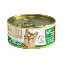 Nutri Feline Tahılsız Ton Balık Tuk Ciğerli Kedi Konservesi 85 Gr