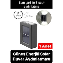 Bahçe Aydınlatması Solar Güneş Enerjili Dekoratif Led Işıklı Lamba Dış Mekan Su Geçirmez Sağlam