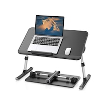 Bix Al30 Ayarlanabilir Laptop Standı Ergonomik Tasarım 17 İnç Uyumlu Taşınabilir Masa Siyah