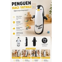 120 Cm Şişme Boks Hacıyatmaz Penguen Oyuncak Büyük Boy Denge Oyuncağı Wj013