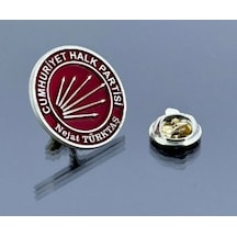 Chp Kişiye Özel Yaka Rozeti kırmızı