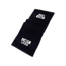 Home Lımıtless 30x100 Cm -%100 Pamuk Spor Havlusu - Fitness Gym Golf Boks Tenis Havlusu Siyah