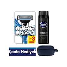 Mach3 Start Makine +3 Yedek+ 200ml Deep Dimension Jel+çanta