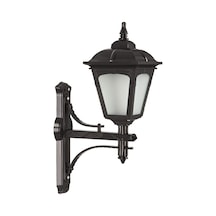 Lexroo 68185 Bahçe Aplik, 60 W, Siyah Standart