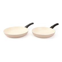 Naturel 2'li Tava Seti - Bej - 24 Cm + 26 Cm Bej - 640524471 Bej