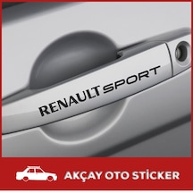 (6 Adet) Renault Kapı Kolu Sticker Renault Sport Sticker