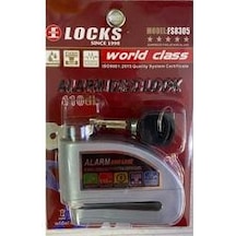 Loks Alarmlı Disk Kilidi Gri N11.3472