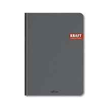 Kraft Ofis Defter Kareli Gri 103 Ivory