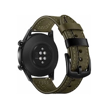 Huawei Watch Gt 3 42mm Uyumlu Krd-19 Deri Zore Kordon-kahverengi