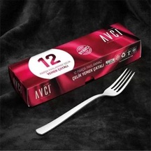 Avcı 412 İstanbul Yemek Kaşığı 12 Li Gümüş