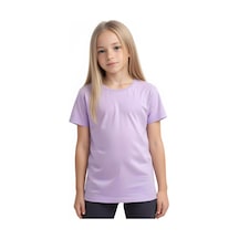 Fyk Kids Kız Çocuk Yuvarlak Yaka Penye T-shirt Lila Fyk Kids Kız Çocuk Yuvarlak Yaka Penye T-shirt Lila
