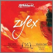 D'addario Dz310s Zyex Keman Tel Seti 4/4 Gümüş Sarımlı Re D Teli İle Güçlü Projeksiyon Zengin Tonal Derinlik Ve Üstün Yay Tepkisi