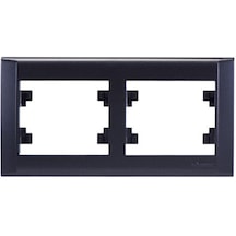 Makel Defne Füme Yatay Ikili Çerçeve