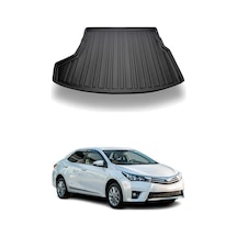 Toyota Corolla Sedan 2013-2018 Arası Uyumlu Araca Özel Kauçuk Tpe Bagaj Havuzu Siyah