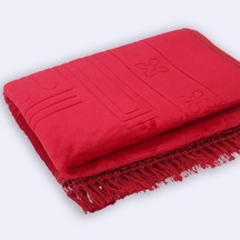 Soft Yumuşak Kadife Peluş Seccade Bordo 80 X 120 Cm - 1100 Gr Çok Renkli