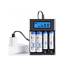 Greentech Pil Şarj Cihazı (Dört Yuvalı) - 1.2V Ni-Mh / Ni-Cd AA / AAA / GT-BC03