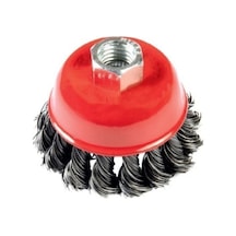 Vidalı Burgulu Çanak Fırça 65 Mm