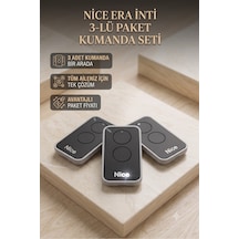 3 Adet Era Inti2 Kapı Ve Bariyer Kumandası ,lı Aile Paketi Ekonomik Bahçe Kumandası