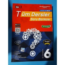 6.Sınıf Tüm Dersler Soru Bankası 2760 Soru 2017 Baskı Sbm Yayı