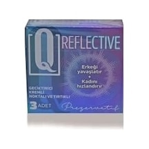 Q Kondom Reflective 3'lü