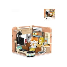 Mey İthalat P885005 Kedi Evi 263 Parça Block Oyuncak