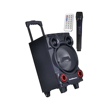 GoldMaster Portatif Şarjlı Usb - Bluetooth - Telsiz Mikrofonlu Ses Sistemi Enjoy-105