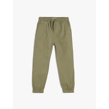 Koton Basic Jogger Pantolon Pamuklu Yeşil 4skb40198tw
