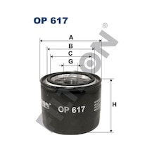 FILTRON OP617 Yağ Filtresi Accent 1.3-1.5-1.6 (94-05) Era 1.4 Gl-1.6Gls-Elantra 1.6-1.8-2.0-Getz 1.3-1.4-1.6-İ20