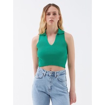 LOFT Long Crop Kadın Atlet Lf2031635 Q1.v1 Yeşil