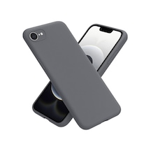 Newface Apple Uyumlu iPhone 16e Kılıf First Silikon - Gri gri