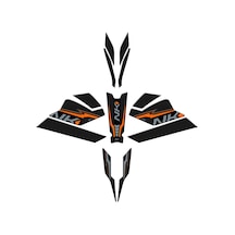 Gp Kompozit Cf Moto 250 Nk 2023 Uyumlu Full Pad Seti Turuncu